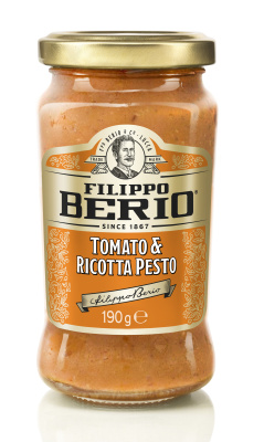 Соус песто Филиппо Берио с томатами и сыром рикотта 190г