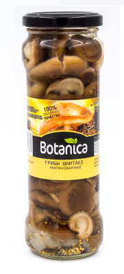 Грибы Шиитаке маринованные Ботаника 370г