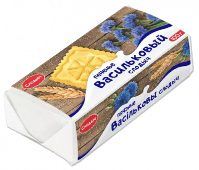 Печенье Слодыч сахарное Васильковый 100г