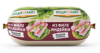 Колбаса вареная из филе индейки Индилайт 400г