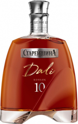 Коньяк Старейшина Дали 10 лет 0,5л 40%