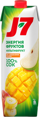 Нектар J7 Призма Мультифруктовый 0.97л