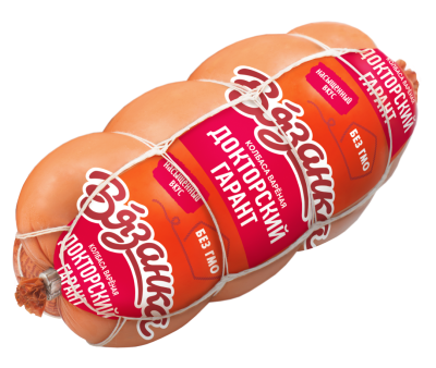 Колбаса вареная Докторский гарант Вязанка 400г в/у