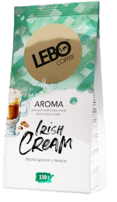 Кофе молотый Лебо Арома Ирландские сливки 150г