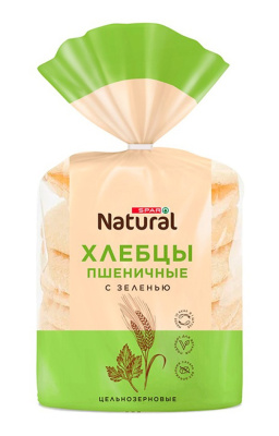 Хлебцы пшеничные SPAR Natural с Зеленью 30г