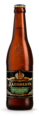 Пиво светлое КАЛИНКИНЪ Богемский Пильзнер 0,4л 5% ст/б