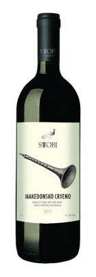Вино Стоби Македонское кр п/сух 1л