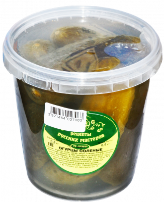 Огурцы соленые Рецепты русских мастеров пл/б 0,65кг