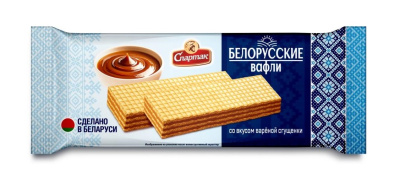 Вафли Белорусские со вкусом вареной сгущенки 72г