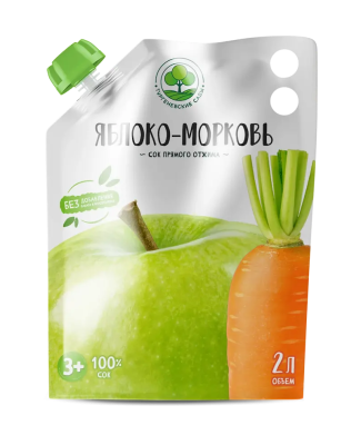 Сок Тургеневские сады Яблоко/Морковь 1л д/пак