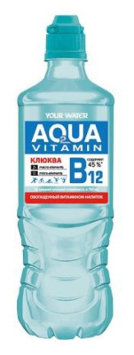 Напиток Your Water Аква Витамин Клюква 0,75л пл/б