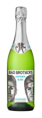 Вино игристое Бэд Бразерс Совиньон Блан бел брют 0,75л 11,5%