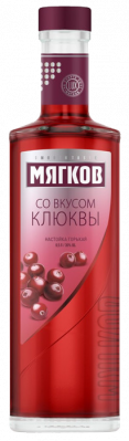 Настойка горькая Мягков со вкусом клюквы 0,5л 30%