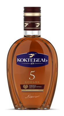 Коньяк Коктебель 5 лет 0,375л 40%