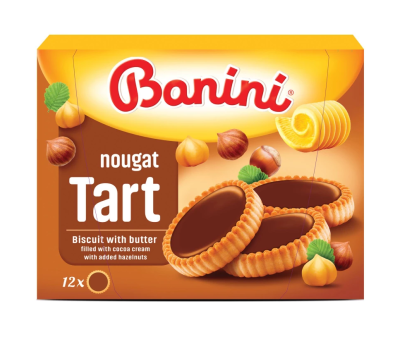 Печенье Банини Тарт Нуга 210г