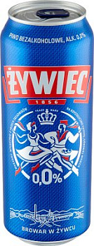 Пиво б/а Живец 0,5л ж/б