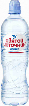 Вода питьевая Святой источник Спорт негаз 0,75л