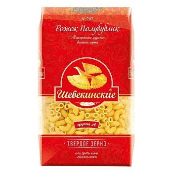 Макароны Шебекинские  Рожок полубублик 450г