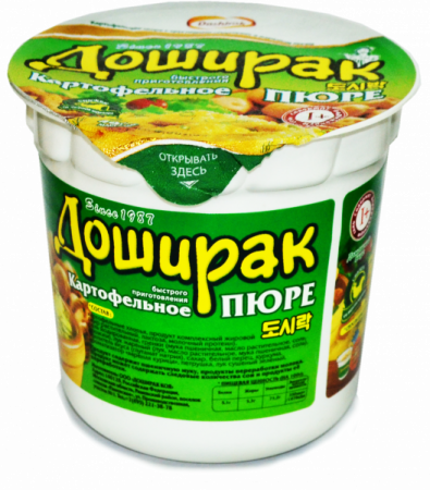 Пюре картофельное б/п со вкусом курицы Доширак 40г стакан