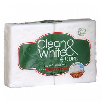 Мыло хозяйственное Дуру Clean&White Универсальное А2 120г