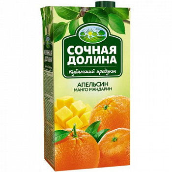 Напиток Сочная Долина Апельсин/Манго/Мандарин 0,95л