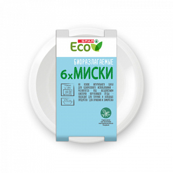 Миски SPAR БИО 450/470мл 6шт