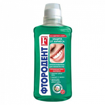 Ополаскиватель для полости рта Фтородент Защита от кариеса 275мл