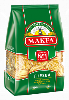 Макар изд Макфа Гнезда Тальятелле 450г