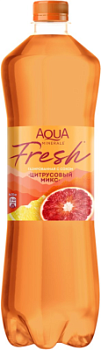 Вода питьевая Аква Минерале с соком Цитрусовый микс газ 1л