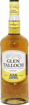 Виски Глен Таллок Рэр Энд Олд Шотландский купажированный 1л 40%