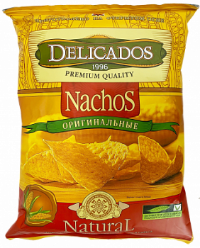 Чипсы кукурузные Начос Деликадос Оригинальные 150г