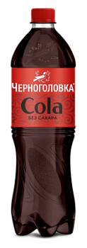 Напиток газ Черноголовка Кола без сахара 1л