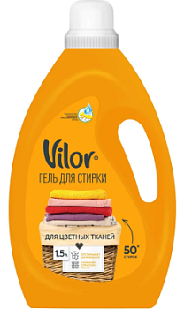 Гель для стирки Вилор 1,5л для Цветного