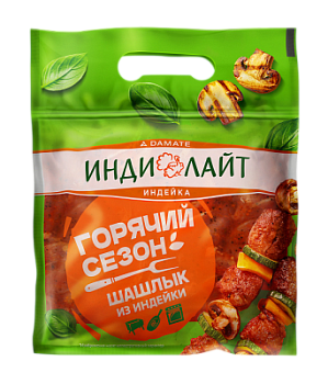 Шашлык из филе бедра инд Индилайт Классич охл в/у 800г