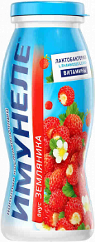 Напиток кисломолочный Имунеле Нео Земляника 1,2% 100г БЗМЖ