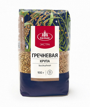 Крупа гречневая Агроальянс элитная 900г