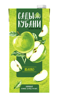 Нектар Сады Кубани Яблоко 2л