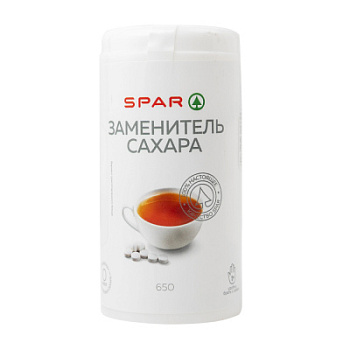 Заменитель сахара SPAR в таблетках 650шт