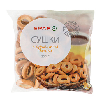 Сушки SPAR с ароматом ванили 200г