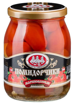 Помидорчики маринованные Скатерть-самобранка 680г ст/б