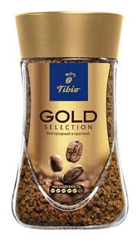 Кофе растворимый Тибио Голд Селекшн раств 47,5г ст/б