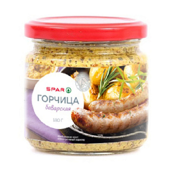 Горчица SPAR Баварская 180г