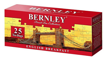 Чай Бернли Инглиш Брэкфаст черный 25пак