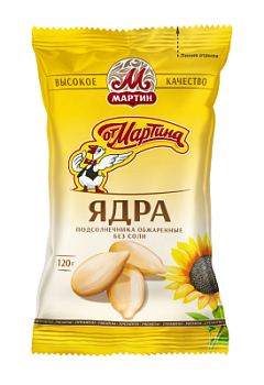 Ядра подсолнечника От Мартина без соли 120г
