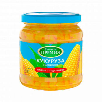 Кукуруза сахарная Зеленая премия 475г ст/б