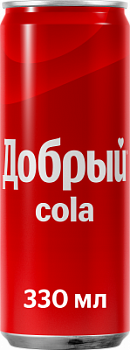 Напиток газ Добрый Кола 0,33л ж/б
