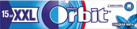 Жевательная резинка Орбит XXL Нежная мята 20,4г