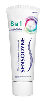Зубная паста Сенсодин 8в1 75мл