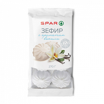Зефир SPAR с ароматом ванили 270г