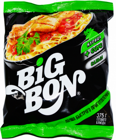 Лапша с Курицей в соусе Сальса  Биг Бон 75г